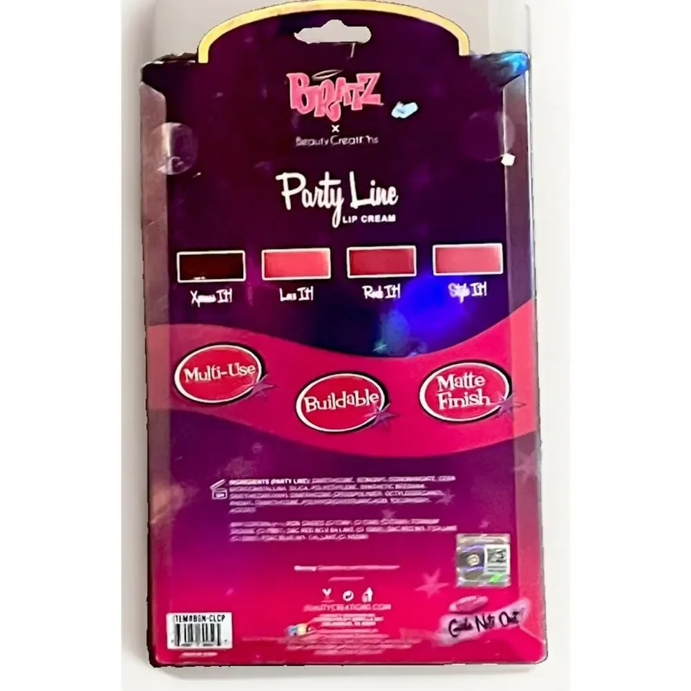 Beauty Creations x Bratz Party Line Lip Cream Phone Girls Night Out NIB
